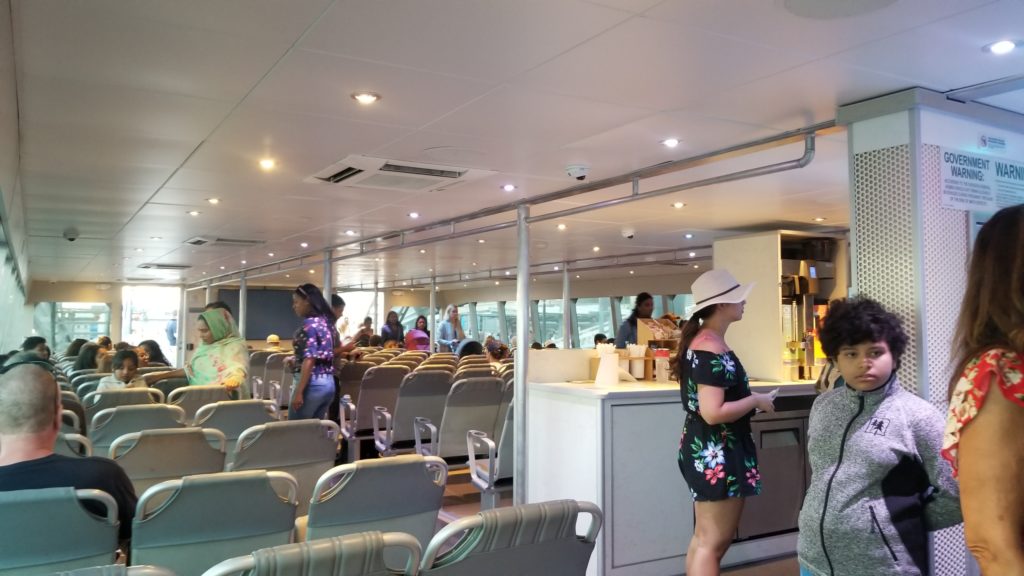 NYC Ferry lower deck